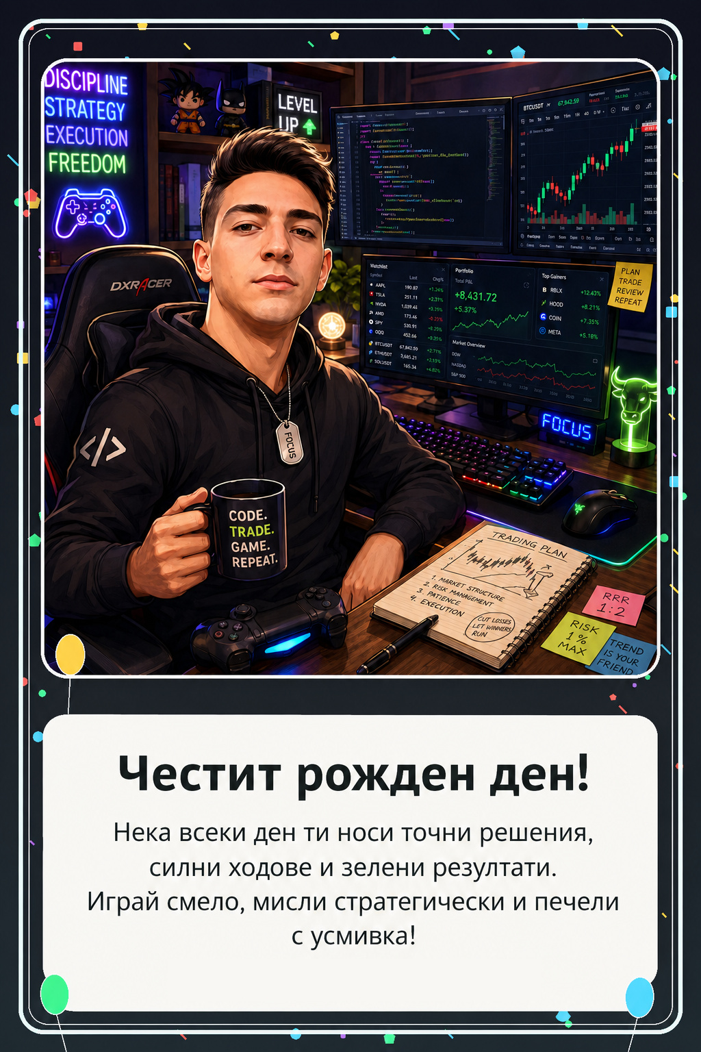 Конфети дъжд